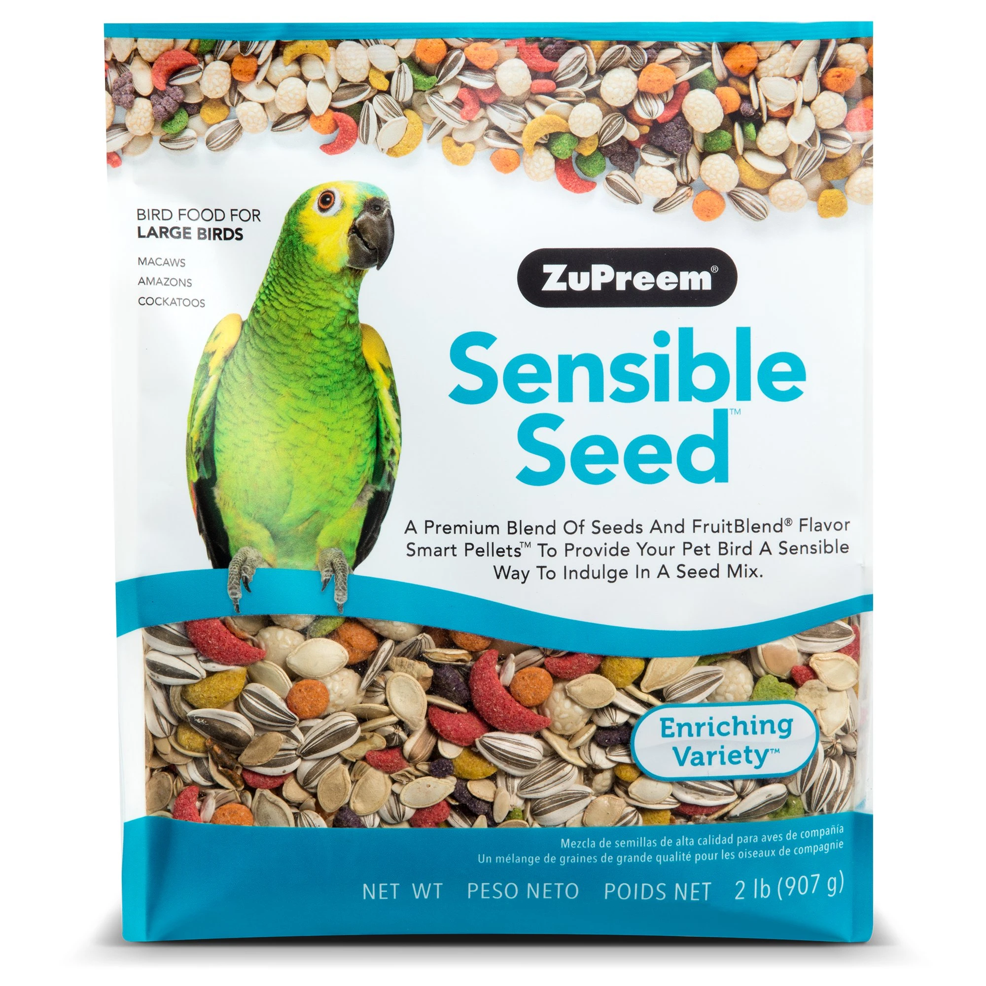 Sensible Seed Bird Food For Large Birds, 2 Pounds - Enriching Variety