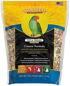 Vita Prima Cockatiel & Lovebird Food, 3 Lbs. - Nutrient-rich Formula