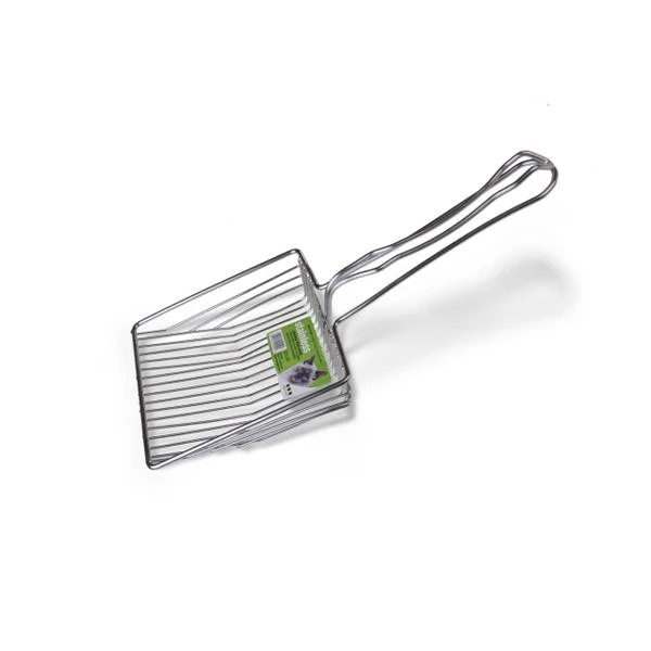Stainless Steel Cat Litter Scoop With Ergonomic Handle