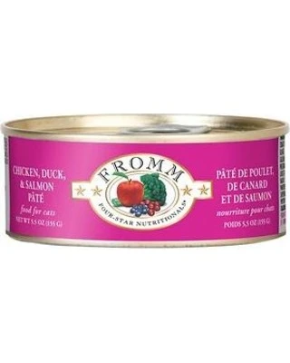 Fromm Four-Star Chicken Duck & Salmon Cat Food 5.5oz