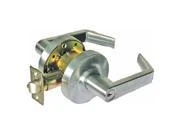 44257 Satin Chrome Grade 2 Commercial Cylindrical Clutch Lever Lockset