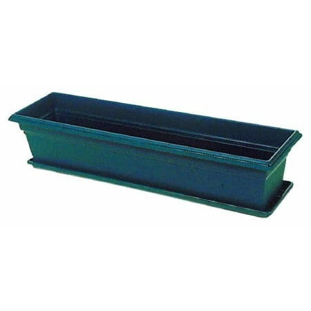 16240 Countryside Flower Box Planter - 24 Inch Sage Green