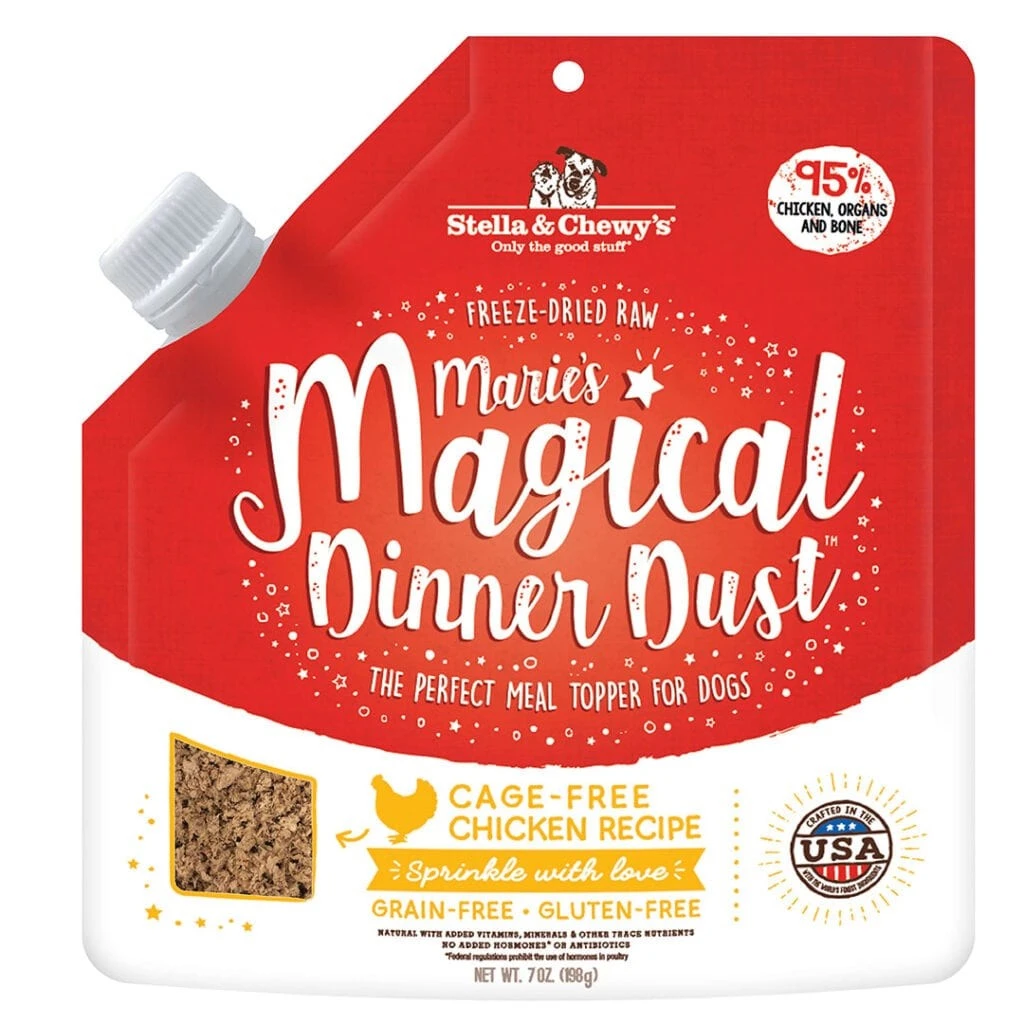 Marie's Magical Dinner Dust Cage Free Chicken Recipe Freeze Dried Raw Dog Food Topper 7oz