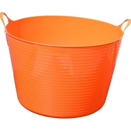 F12-or 12 Gallon Flex Tub - Orange Durable Utility Container