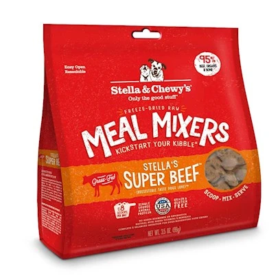 Freeze-dried Super Beef Meal Mixers Dog Food Topper, 35 Ounces