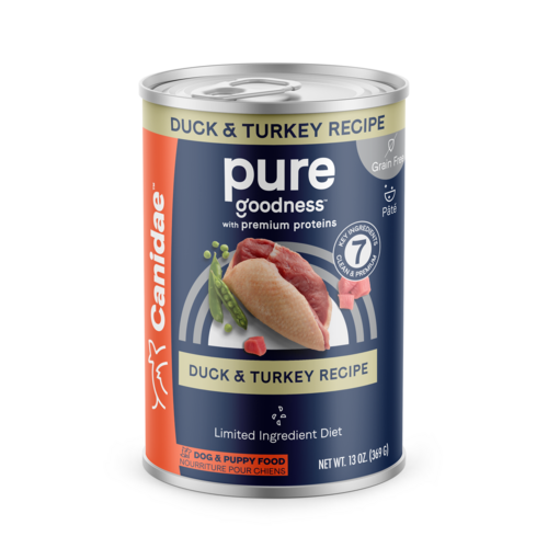 Grain Free Pure Sky Duck & Turkey Canned Dog Food, 13 Oz. Cans, Case Of 12