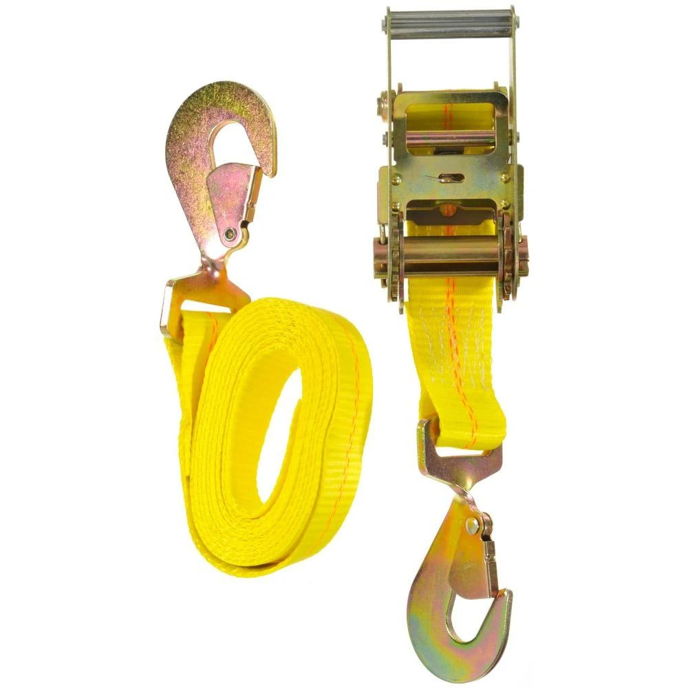 Auto Ratchet Tie Down, 2-inch X 10-foot, 6000 Lbs Break Strength