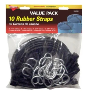 EPDM Rubber Strap, 10-Piece