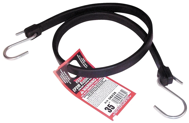 35-inch Epdm Rubber Strap With Steel Hooks - Durable And Weather Resistant