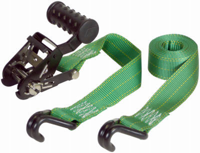 C-grip Industrial Ratchet Tie Down, 1.5-inch X 12-foot, 1000 Lb Capacity