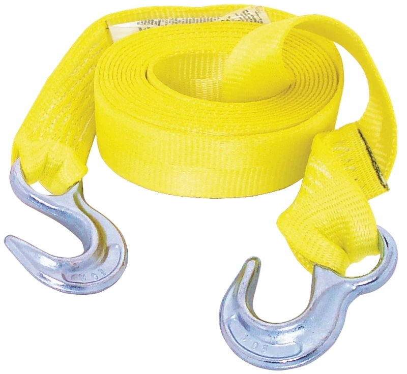 15 Foot Tow Strap for Vehicle Recovery and Towing