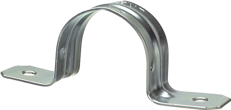 1 Inch Click-on Emt 2-hole Conduit Strap For Electrical Applications