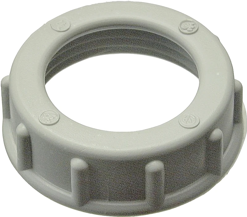 Plastic Insulating Conduit Bushing, 2 and 1/2 Inch Diameter