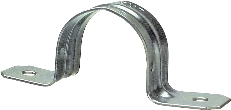 EMT Strap, Snap On, 2-Hole, 1/2-In., 100-Pk.