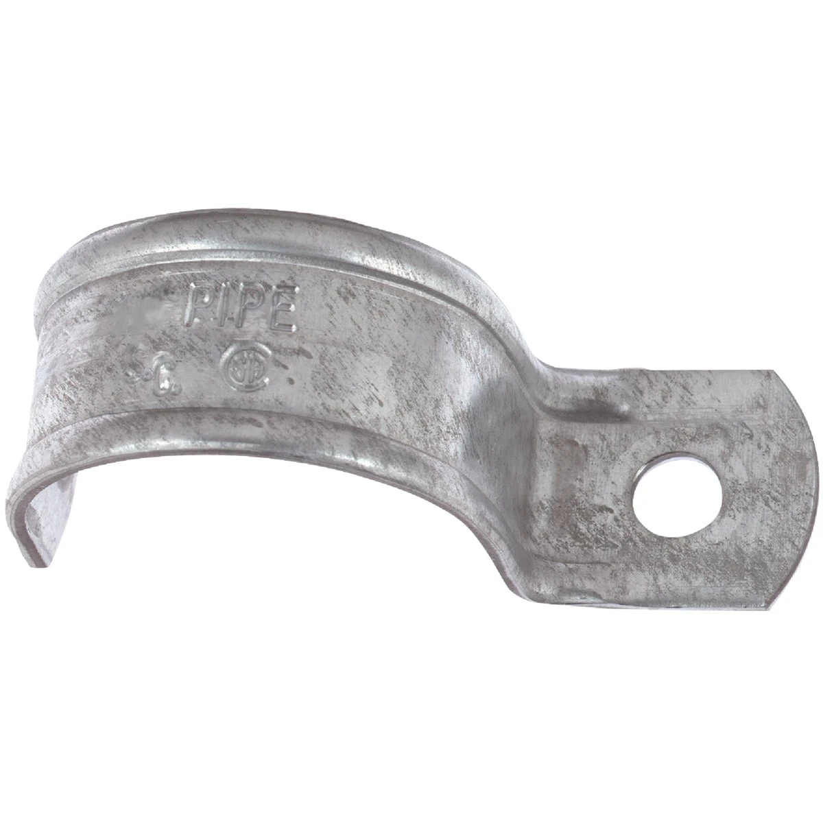 1-1/2 Inch Rigid Imc Push-on Strap, Steel, One Hole, Model 96115
