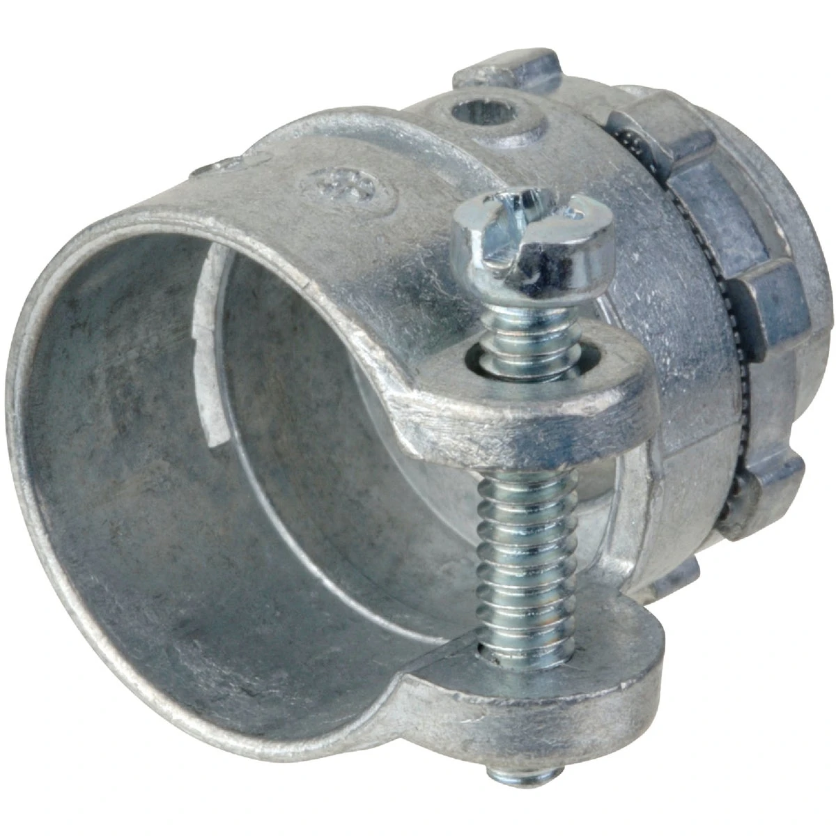 1/2 Inch Straight Squeeze Armored Cable And Conduit Connector - Model 90421