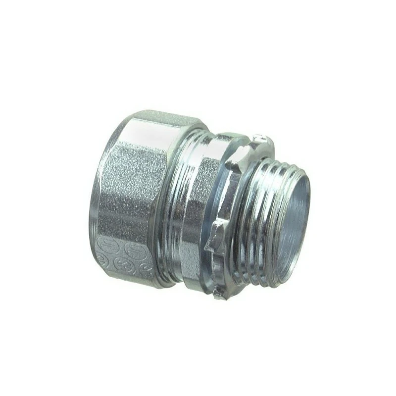 Rigid Compression Connector, Indoor, 3/4-In., 2-Pk.