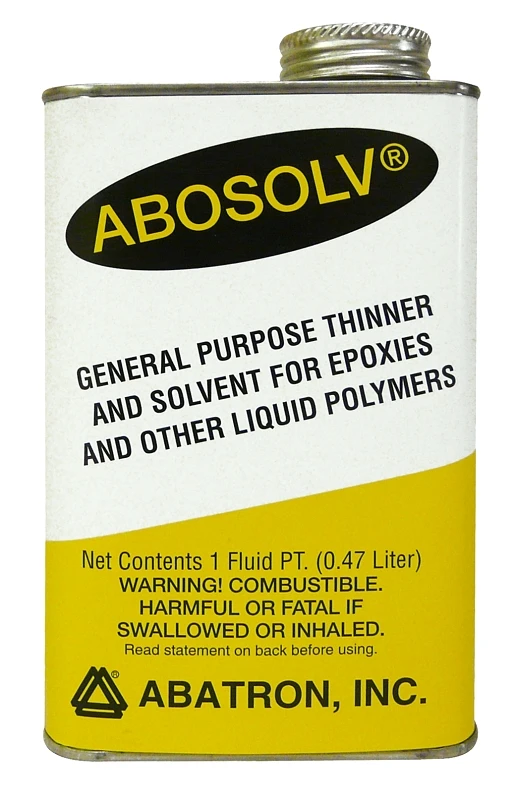 General Purpose Thinner and Cleaning Solvent for Epoxies, 1 Pint Bottle