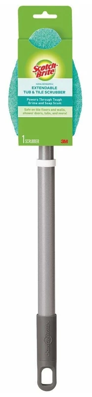 Extendable Non-scratch Shower And Bath Scrubber, Model 549x-4