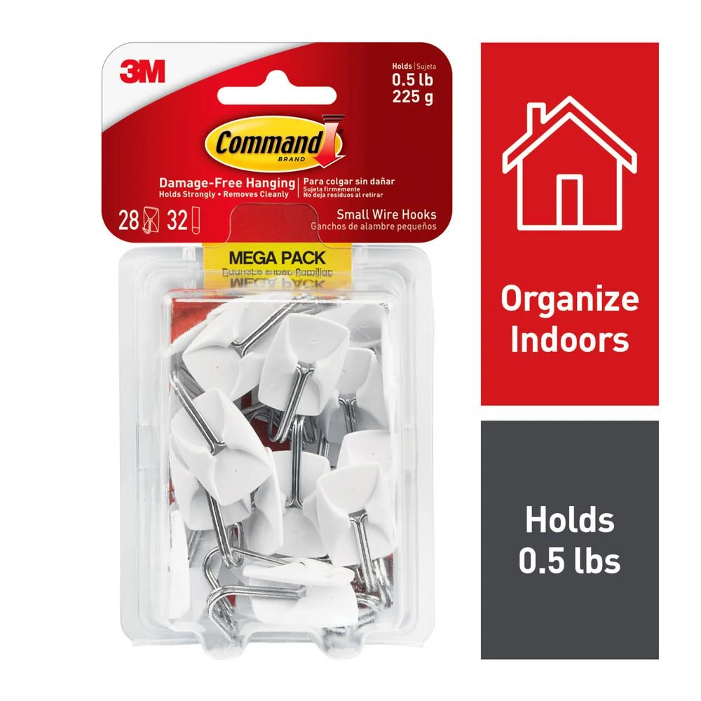 Wire Hooks, Small, 28-Pk.