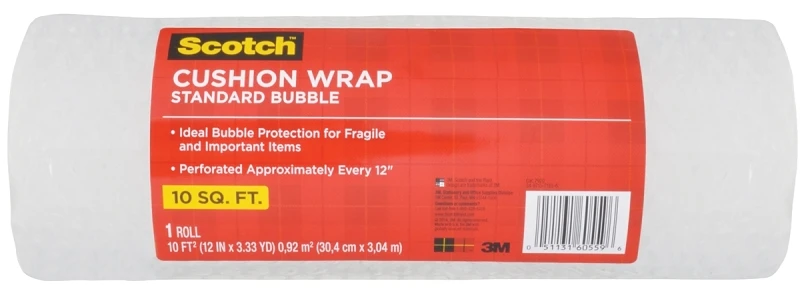 Cushion Wrap 12 In. W X 10 Ft. L For Mailing, Shipping, And Storage