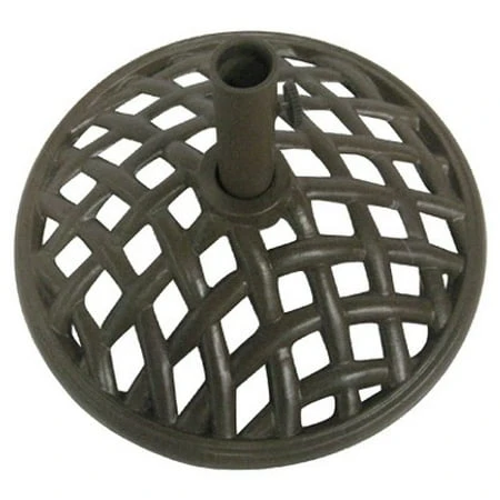 Brookfield Umbrella Base, Espresso Cast Iron, 19 In.