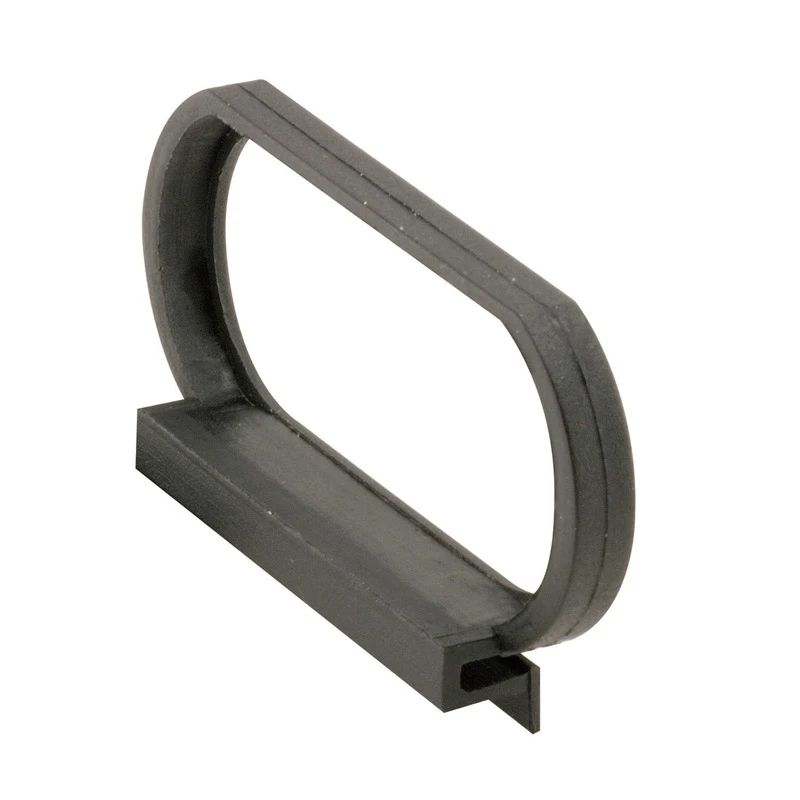 Spline Channel Pull Tab, Black, 25-Pk.