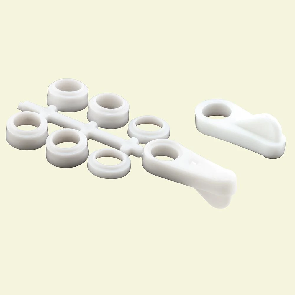 Universal Window Screen Clips, White Plastic, 4-Pk.