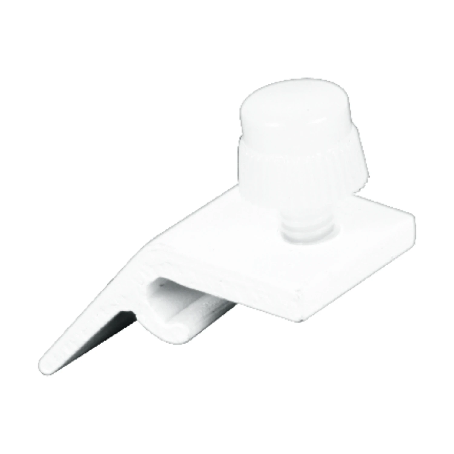 Deep Reach Storm Door Panel Clip, White Aluminum, 7/16 In., 8-Pk.