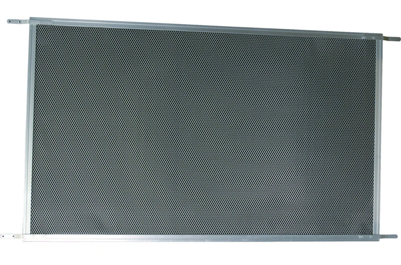 Screen Door Grille, Satin Aluminum, 24 In.