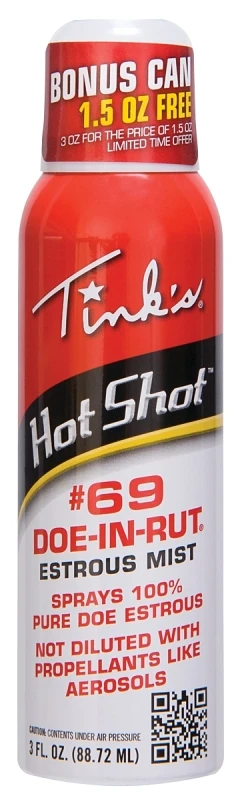 #69 Doe-in-rut Buck Lure Mist, 3-ounce Aerosol Can