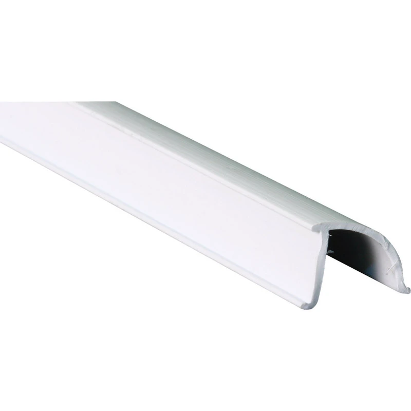 Snap-In Glazing, White Rigid Vinyl, 72 In.