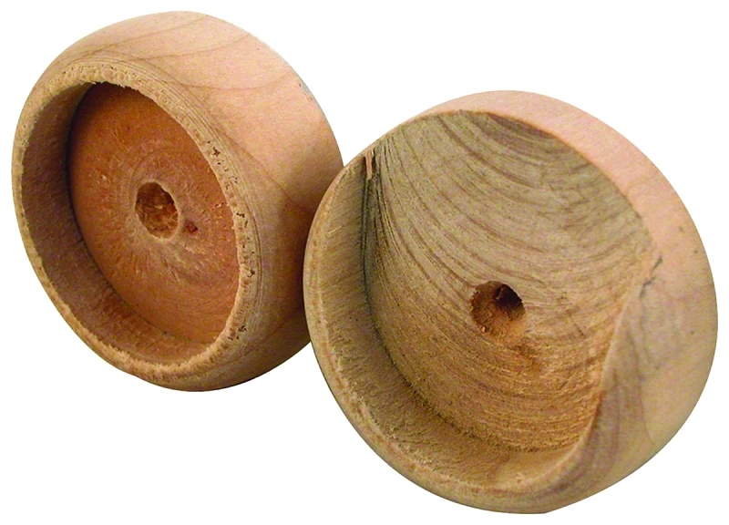 Wood Closet Pole Sockets, 1-3/8 In., 2-Pk.