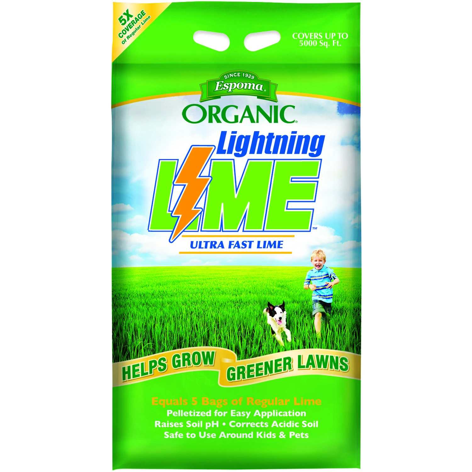 Lightning Lime Agricultural Lime Soil Conditioner, 30 Pounds Bag