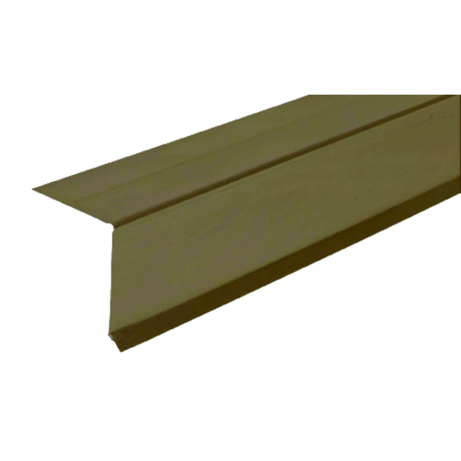 1.5 Inch by 1.5 Inch by 10 Foot Commercial Grade 28 Gauge Brown Galvanized Steel Drip Edge