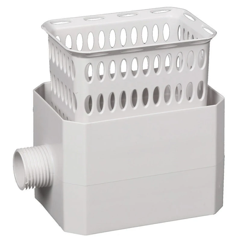 Catch A Raindrop Rainwater Colander, White, Fits Most 3 X 4-inch Downspouts