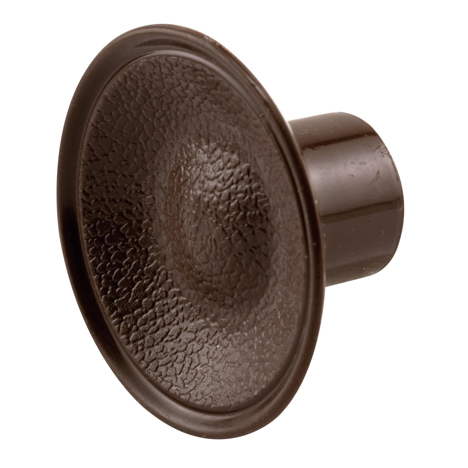 Bi-Fold Door Knobs, Brown Plastic, 1-13/16 In. Dia.