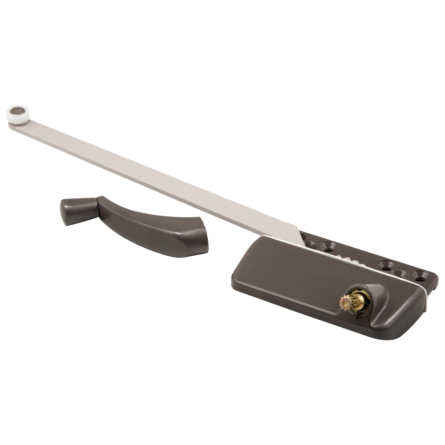 Right Hand Casement Window Operator, Bronze Finish, 9 and 1/2 Inch Length