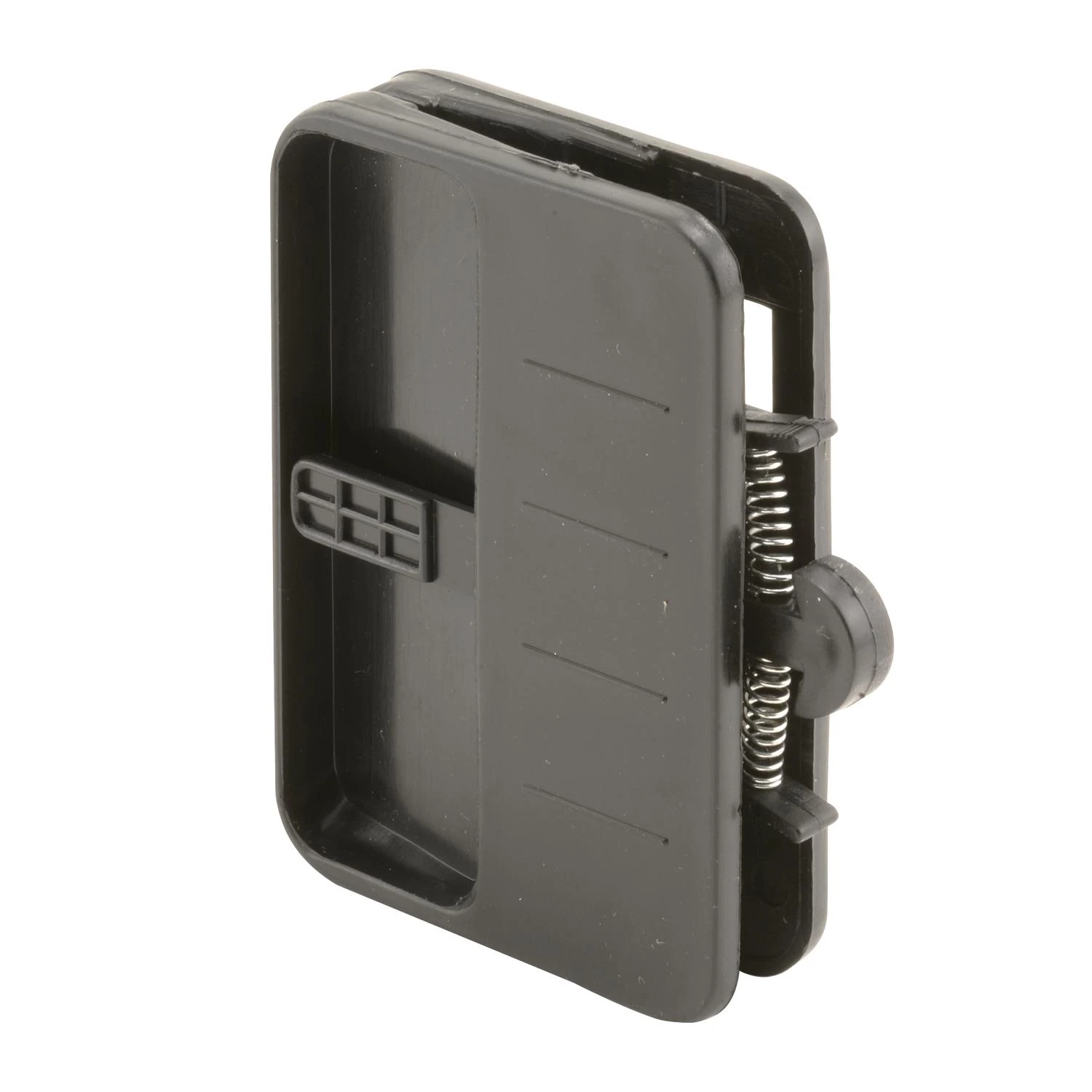 Sliding Screen Door Handle And Internal Latch Set, Black Plastic