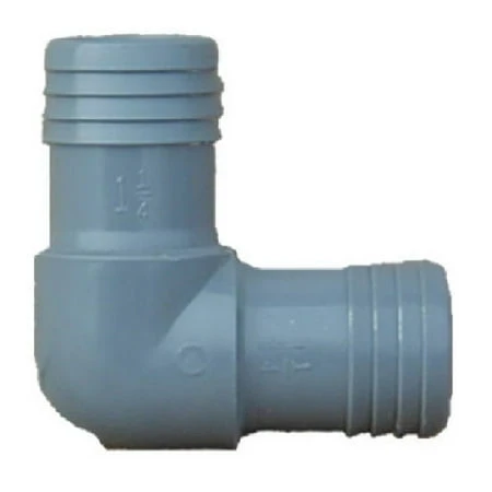 1/2-inch Plastic Pipe Insert Elbow Fitting - Model 1406-005bc