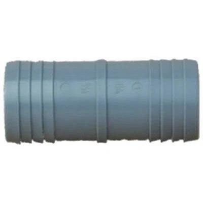 Plastic Pipe Insert Coupling, 1-1/4 Inch, Polyethylene Fitting