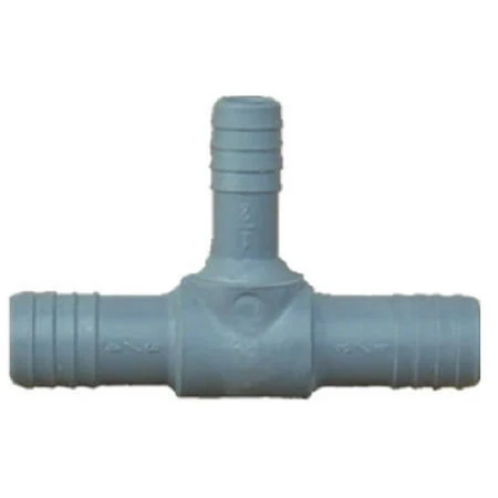 Plastic Pipe Insert Tee, 1 Inch Diameter, Durable Plumbing Fitting