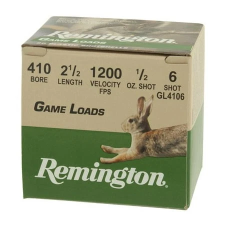Game Load Shotshells - .410 Gauge - #6 Shot - 20 Rounds