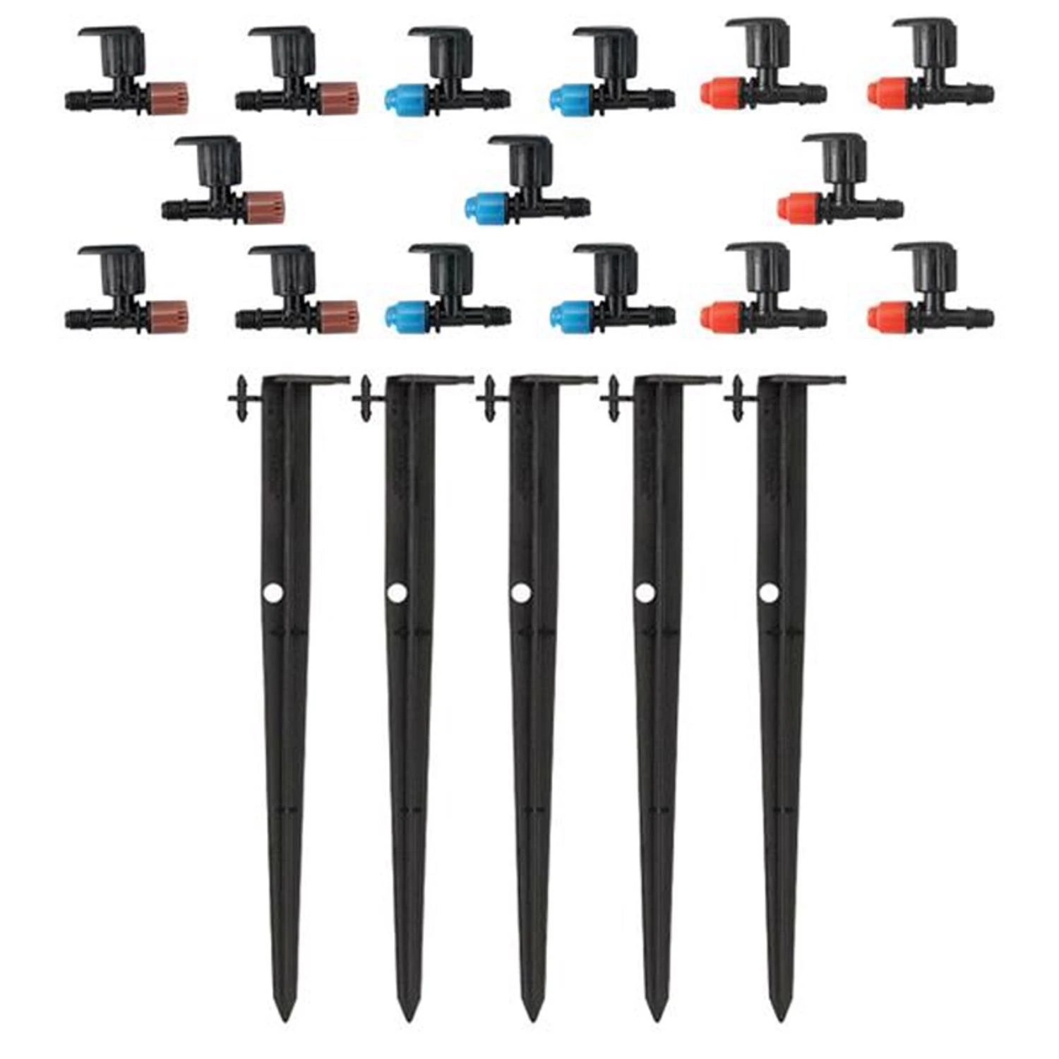 Drip Watering Micro-Sprinkler Stake, 12-In.