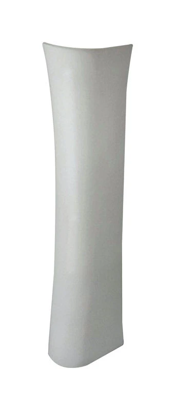White Pedestal for Lavatory Sink with Hanger Support