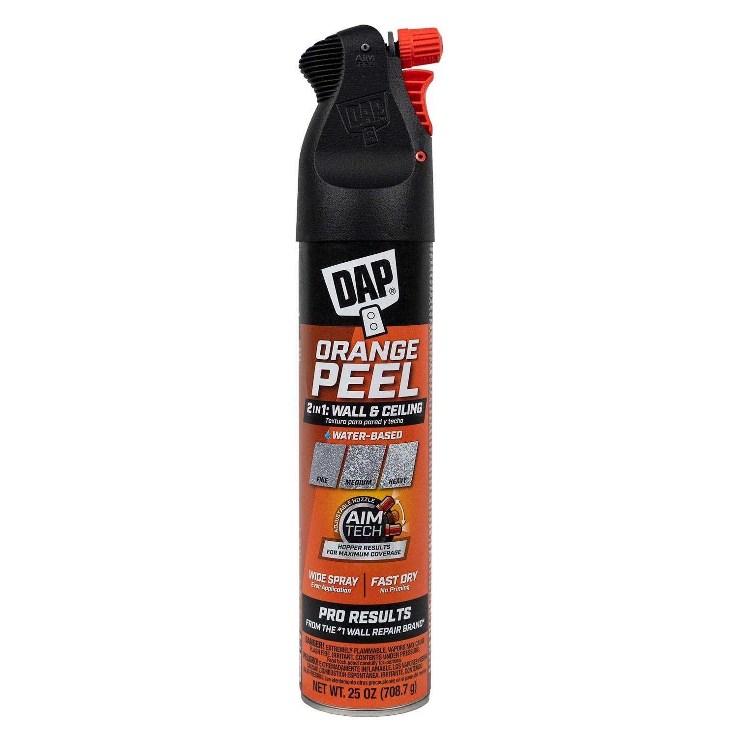 25 Oz. 2-in-1 Orange Peel Water-based Spray Texture With Aimtech Technology