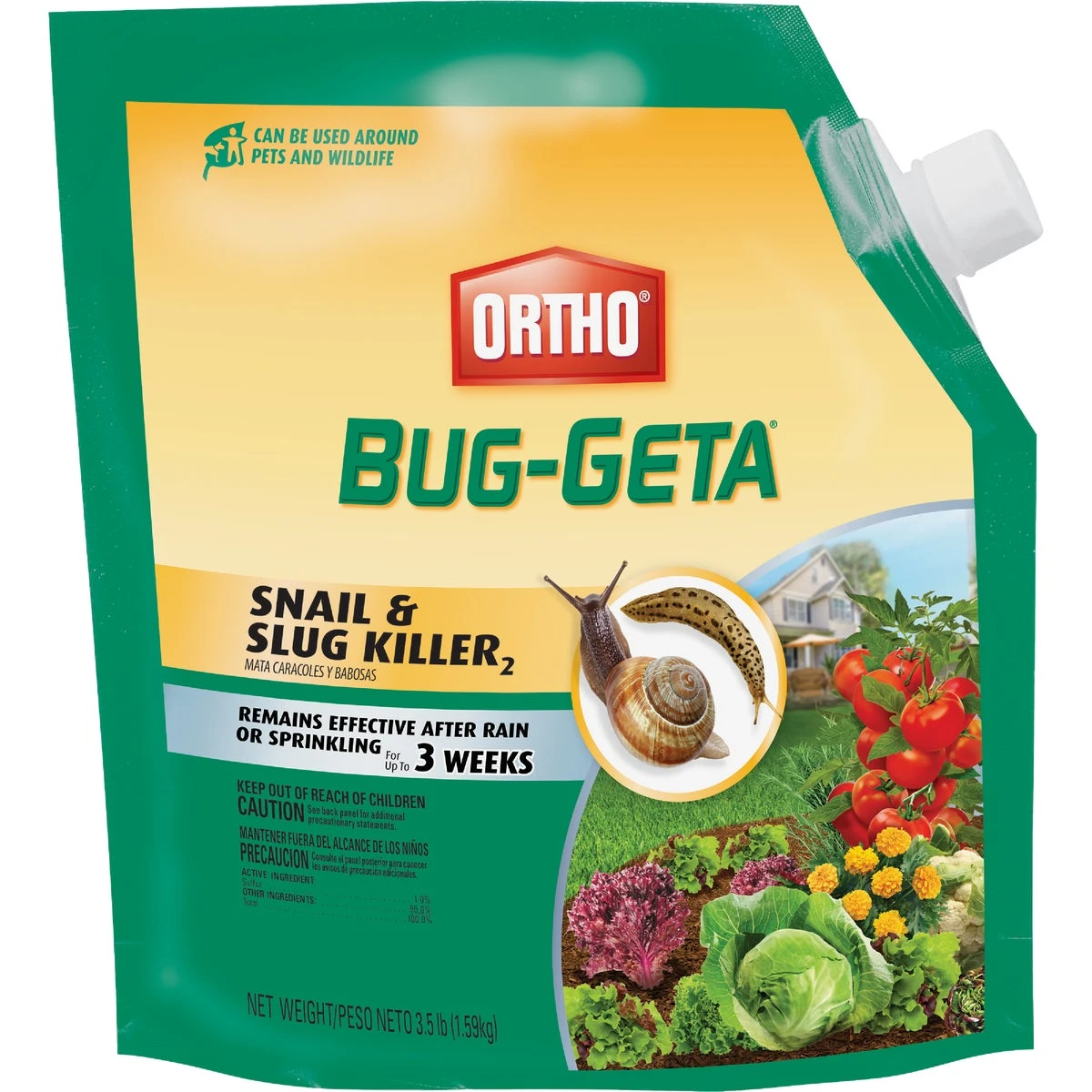 Bug-geta Snail & Slug Killer, 3.5 Pounds - Effective And Safe Solution
