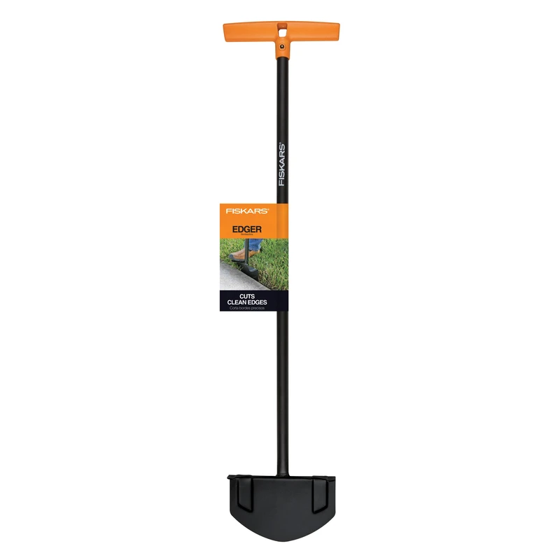 38.5 In. Steel Handle Manual Lawn Edger With T-handle Grip