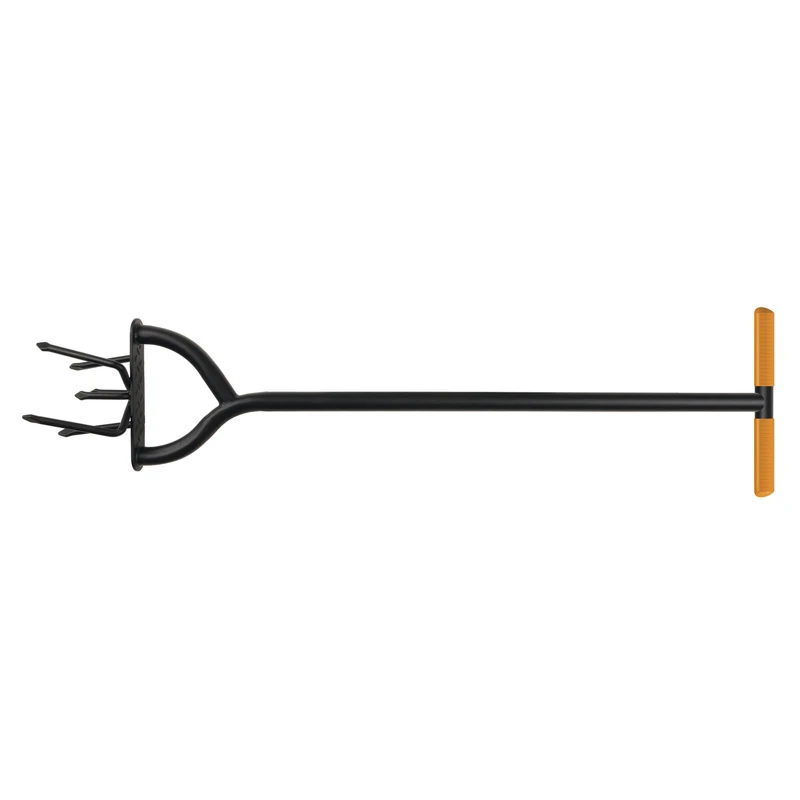 6-tine 40 Inch Steel Handle Garden Tiller With Lifetime Warranty