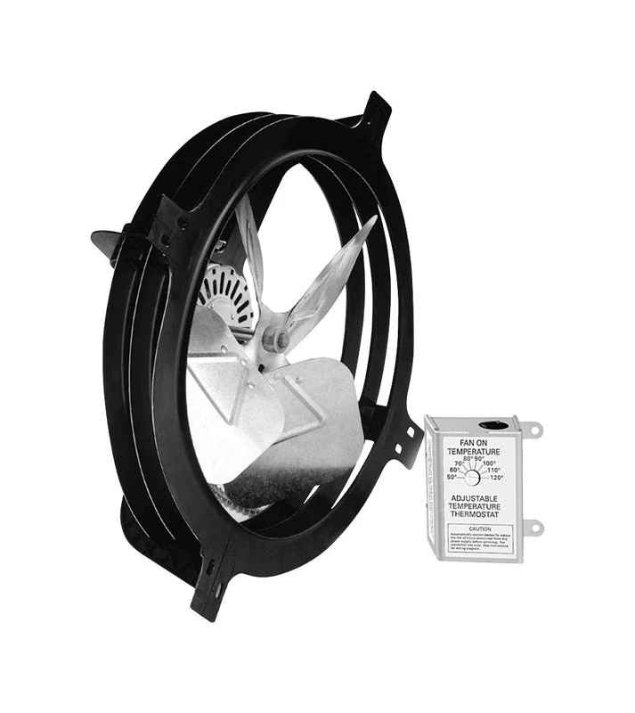 18.3 In. H X 18.3 In. W X 7.5 In. L X 15 In. D Gable Mount Power Fan